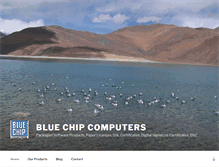 Tablet Screenshot of bluechip-india.com